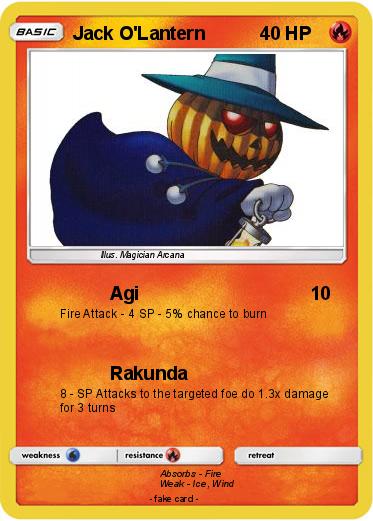 Pokemon Jack O'Lantern
