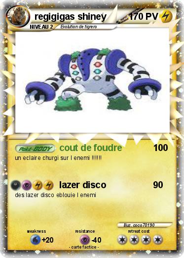 Pokemon regigigas shiney
