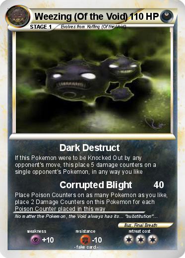 Pokemon Weezing (Of the Void)