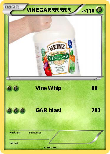Pokemon VINEGARRRRRR