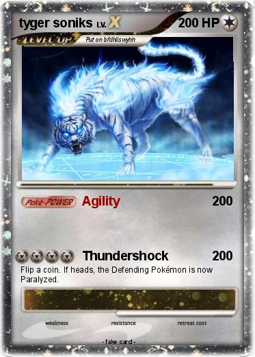 Pokemon tyger soniks