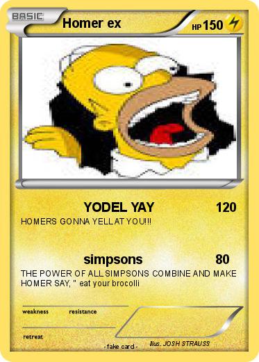 Pokemon Homer ex