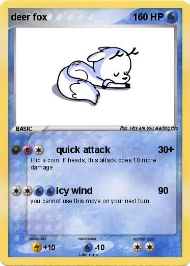 Pokemon deer fox