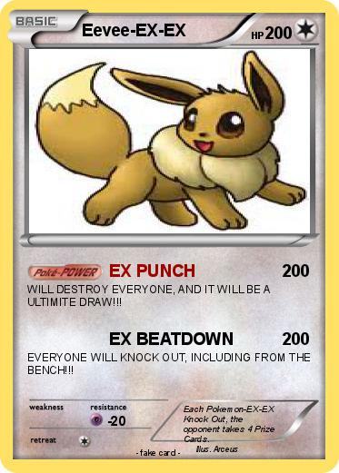 Pokemon Eevee-EX-EX