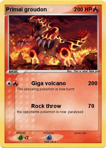 Pokemon Primal groudon