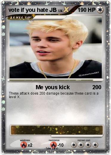 Pokemon vote if you hate JB