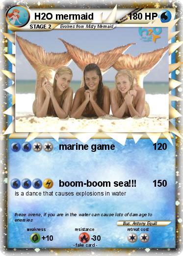 Pokemon H2O mermaid