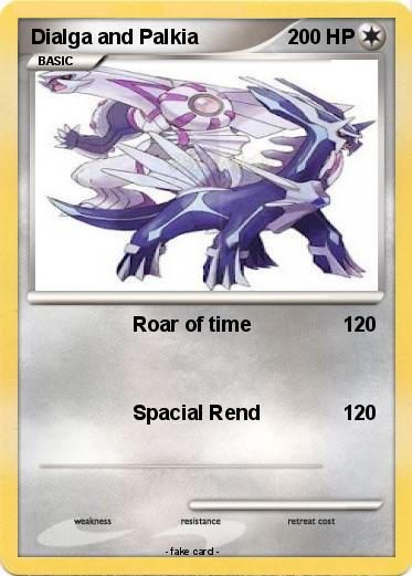 Pokemon Dialga and Palkia