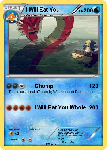 Pokemon I Will Eat You