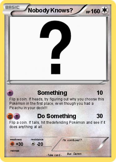 Pokemon Nobody Knows?