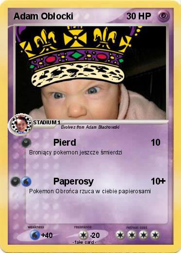 Pokemon Adam Obłocki