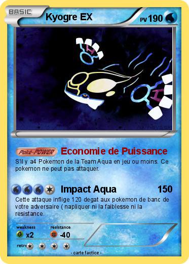 Pokemon Kyogre EX