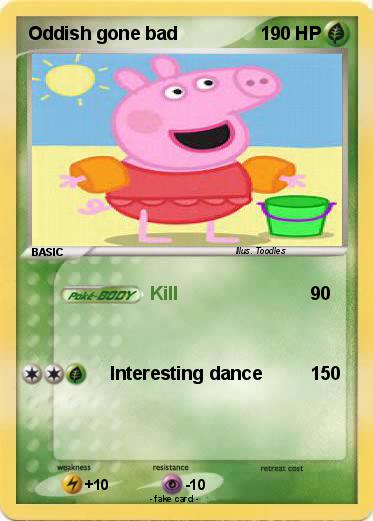 Pokemon Oddish gone bad