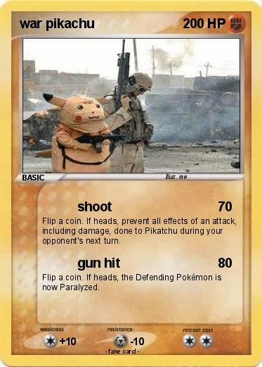 Pokemon war pikachu