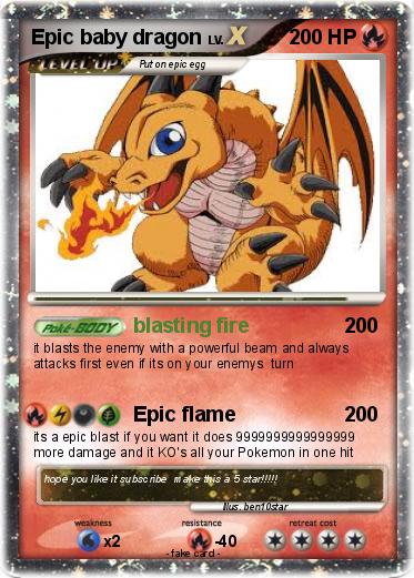 Pokemon Epic baby dragon
