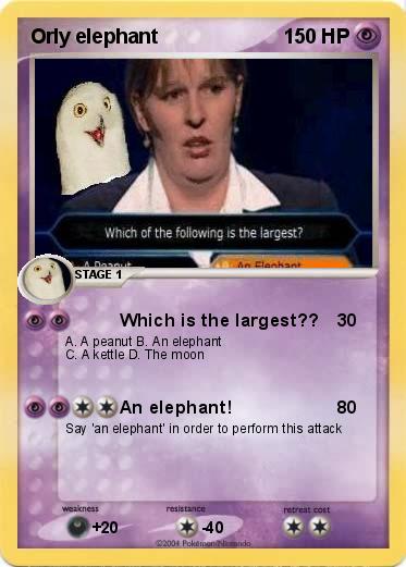 Pokemon Orly elephant