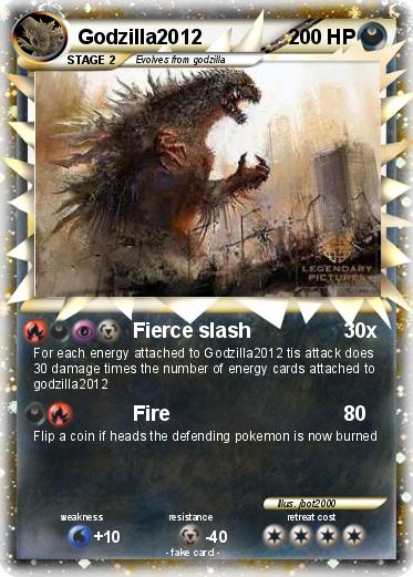 Pokemon Godzilla2012