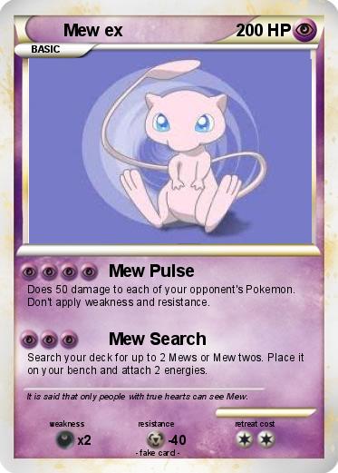 Pokemon Mew ex