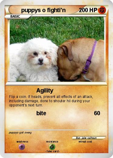 Pokemon puppys o fighti'n