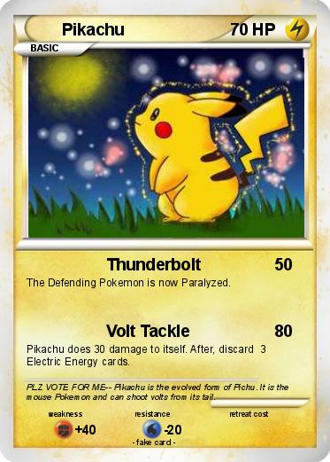Pokemon Pikachu
