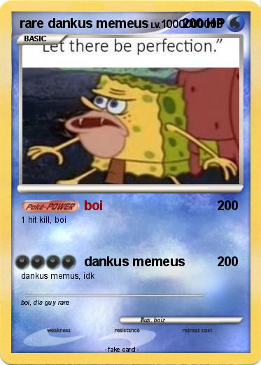 Pokemon rare dankus memeus