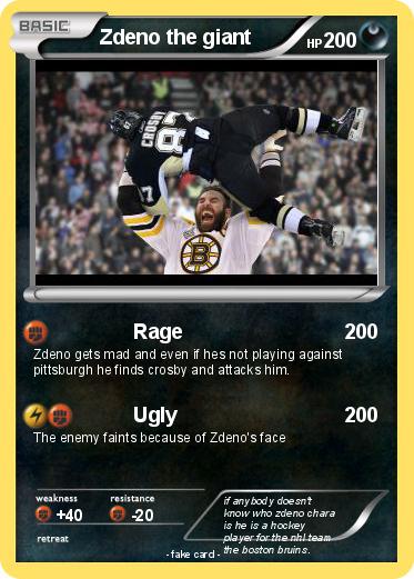 Pokemon Zdeno the giant