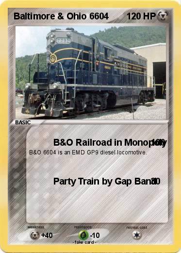 Pokemon Baltimore & Ohio 6604