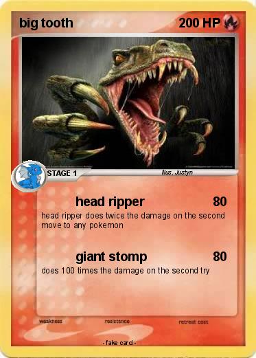 Pokemon big tooth