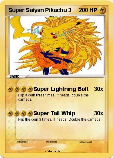 Pokemon Super Saiyan Pikachu 3