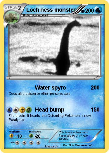 Pokemon Loch ness monster