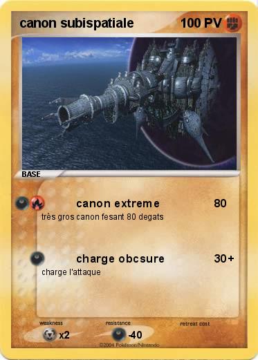 Pokemon canon subispatiale