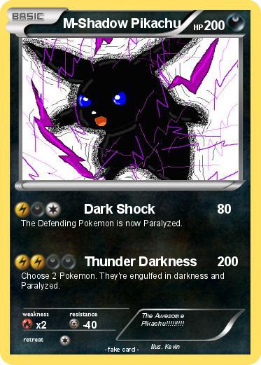 Pokemon M-Shadow Pikachu