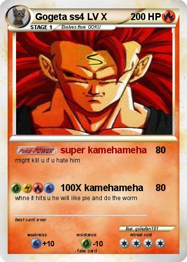 Pokemon Gogeta ss4 LV X