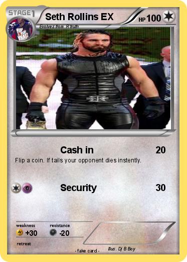 Pokemon Seth Rollins EX