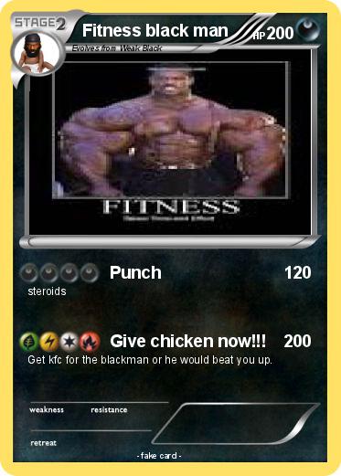Pokemon Fitness black man