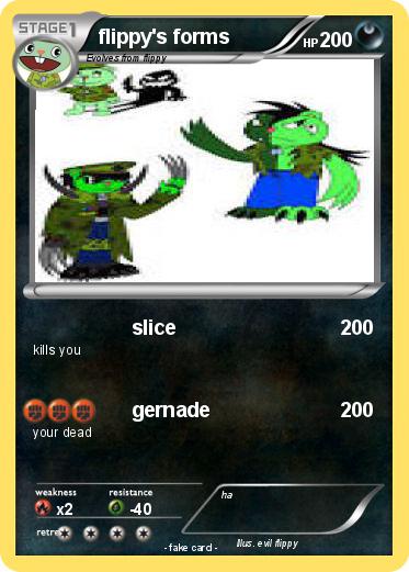 Pokemon flippy's forms