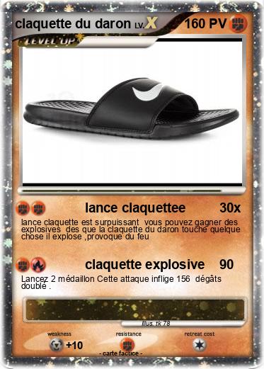 Pokemon claquette du daron