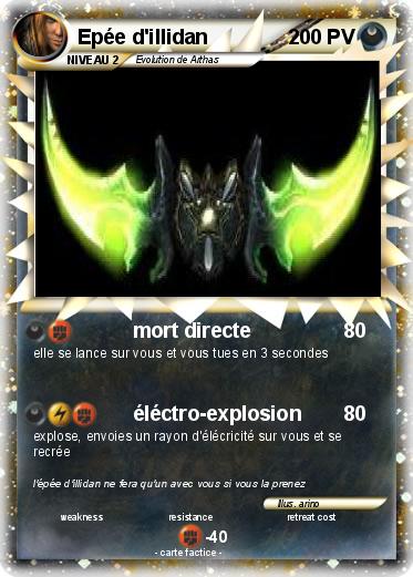 Pokemon Epée d'illidan