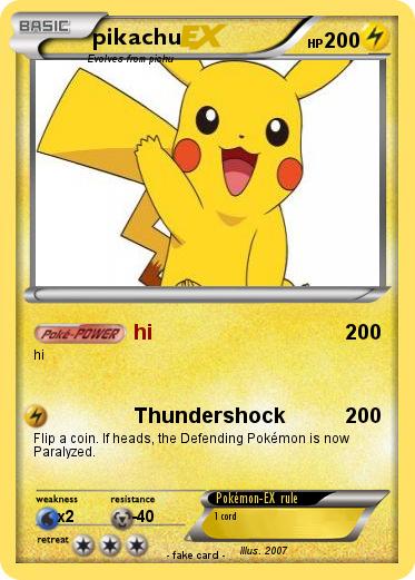 Pokemon pikachu
