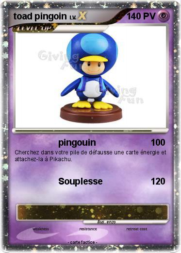 Pokemon toad pingoin