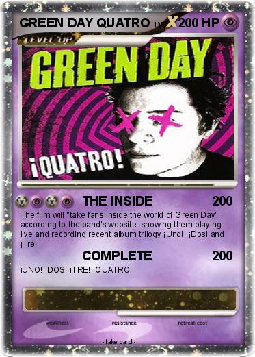 Pokemon GREEN DAY QUATRO