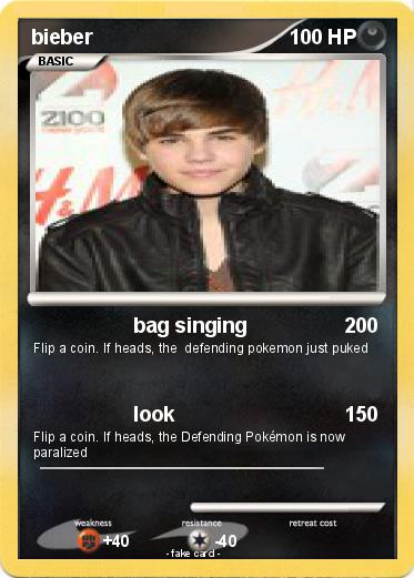 Pokemon bieber