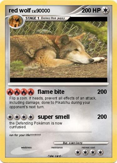 Pokemon red wolf