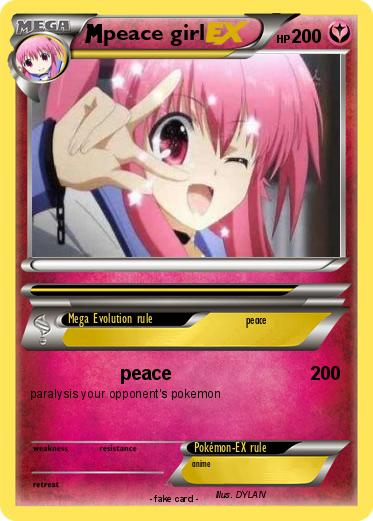 Pokemon peace girl