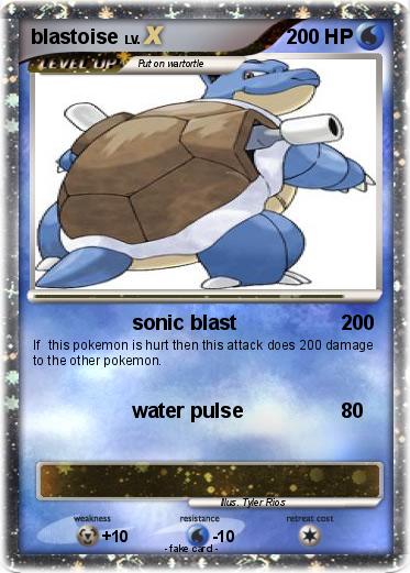 Pokemon blastoise