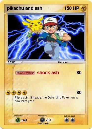 Pokemon pikachu and ash