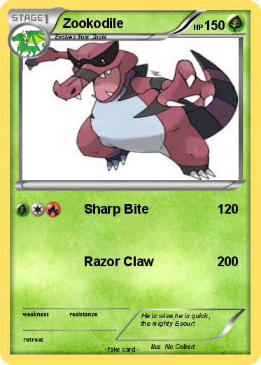 Pokemon Zookodile