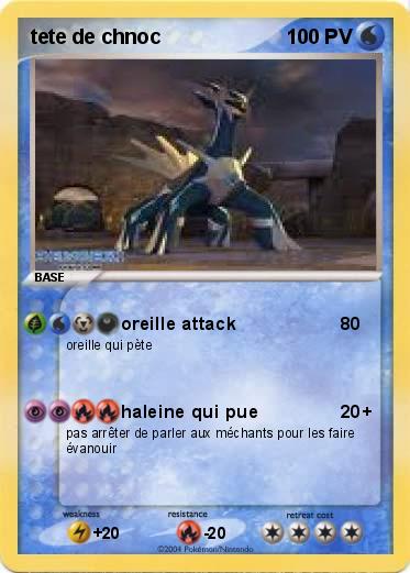 Pokemon tete de chnoc