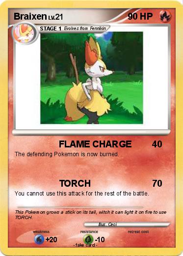 Pokemon Braixen