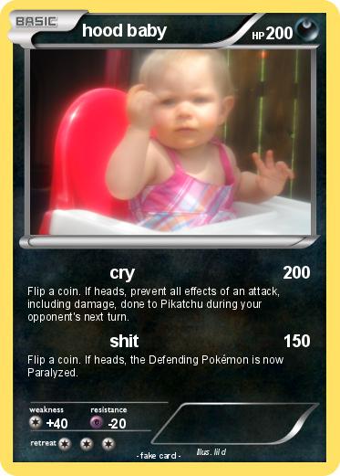 Pokemon hood baby